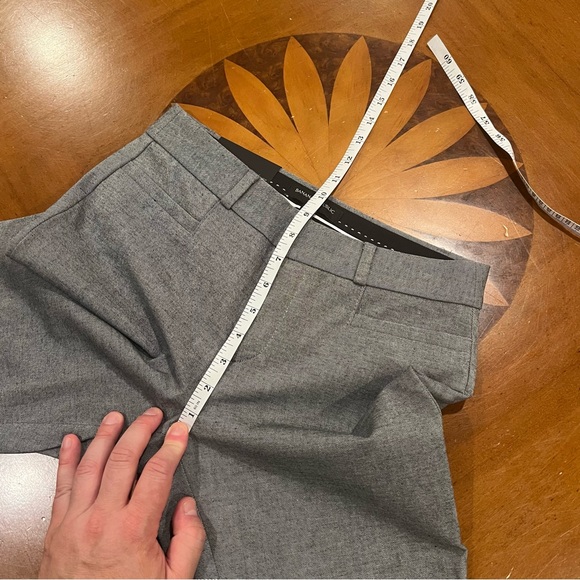 SOLD Banana Republic Petite Skinny Sloan Pant Dark Gray 0P Mid-Rise Bi-Stretch - Picture 15 of 16